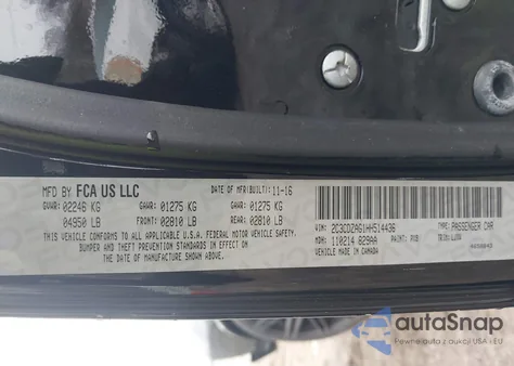 2017 Dodge Challenger Sxt Plus из США, поврежденный, VIN 2C3CDZAG1HH514436